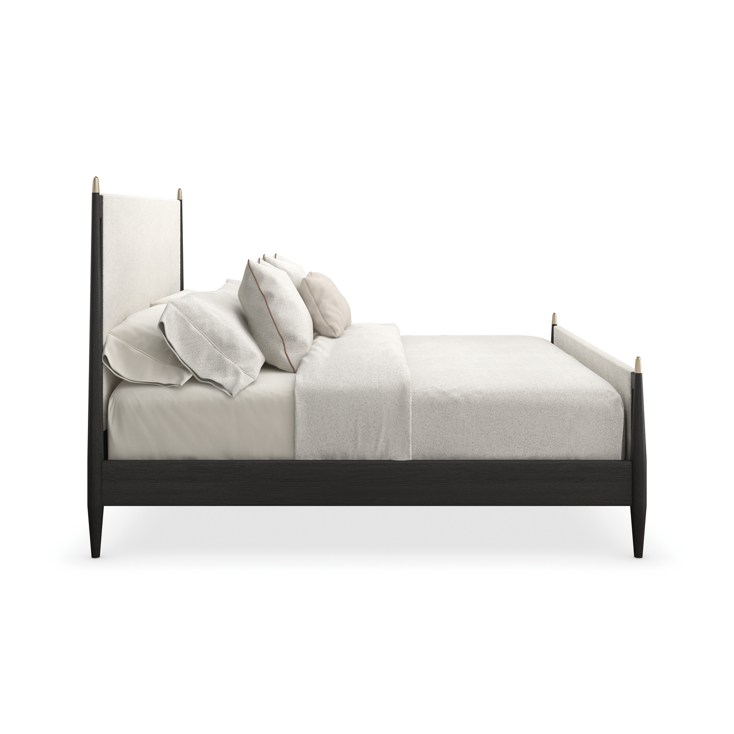 Unity Bed - Queen Black Stained Ash