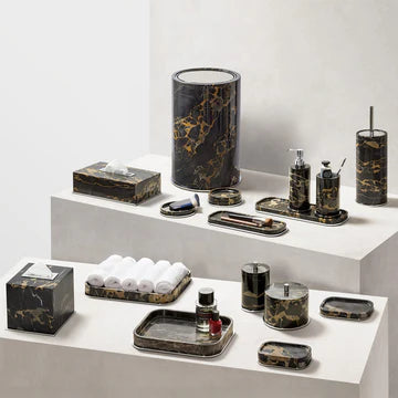 GIOBAGNARA | POSITANO MARBLE RECTANGULAR TISSUE HOLDER #2 | $1,475.00
