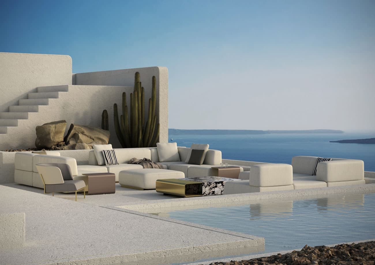 FORMITALIA OUTDOOR | Santorini Sofa - $32,488.00