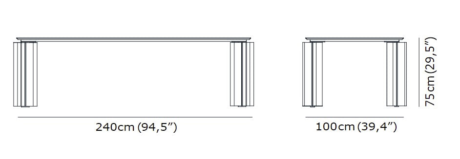 VENICEM SERGE TABLE - $44,880.00