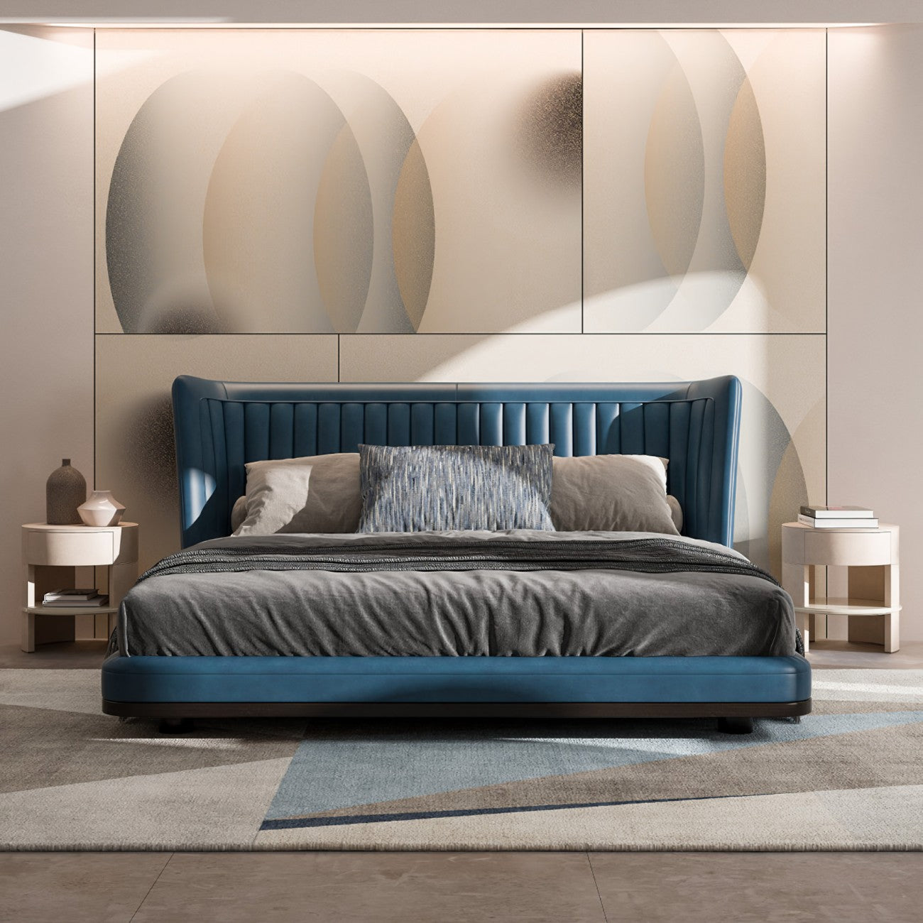 CPRN HOMOOD | Marais Leather King Bed  - $23,100.00