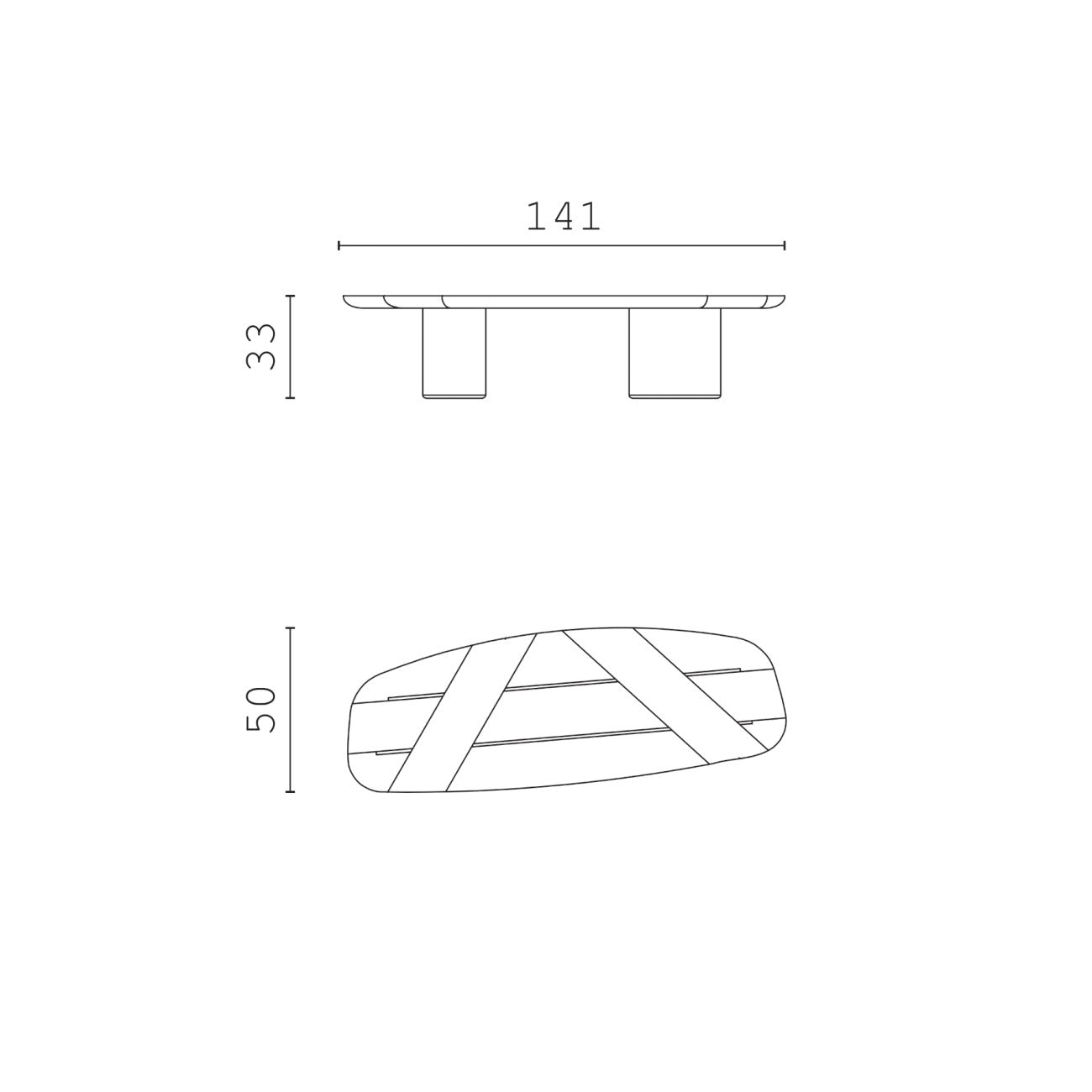 CPRN HOMOOD OUTDOOR | FELIPE RECTANGULAR COFFEE TABLE I $11,010.00