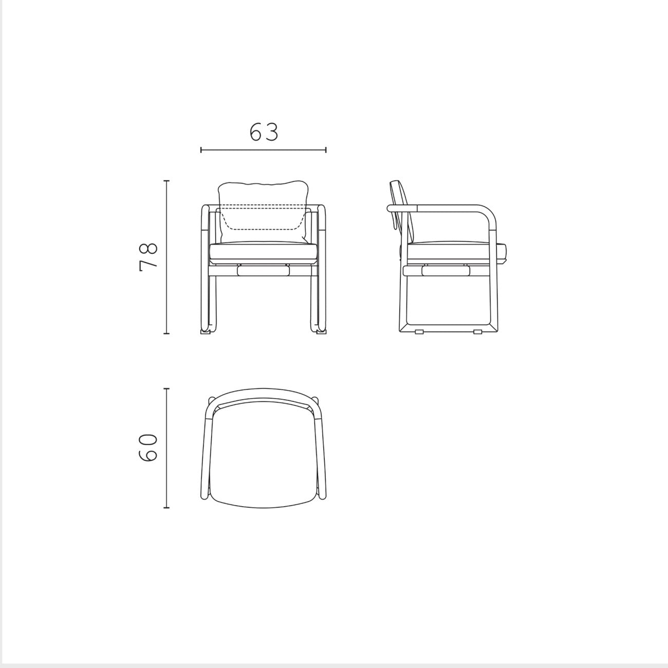 CPRN HOMOOD OUTDOOR | JISELLE DINING CHAIR I $6,945.00