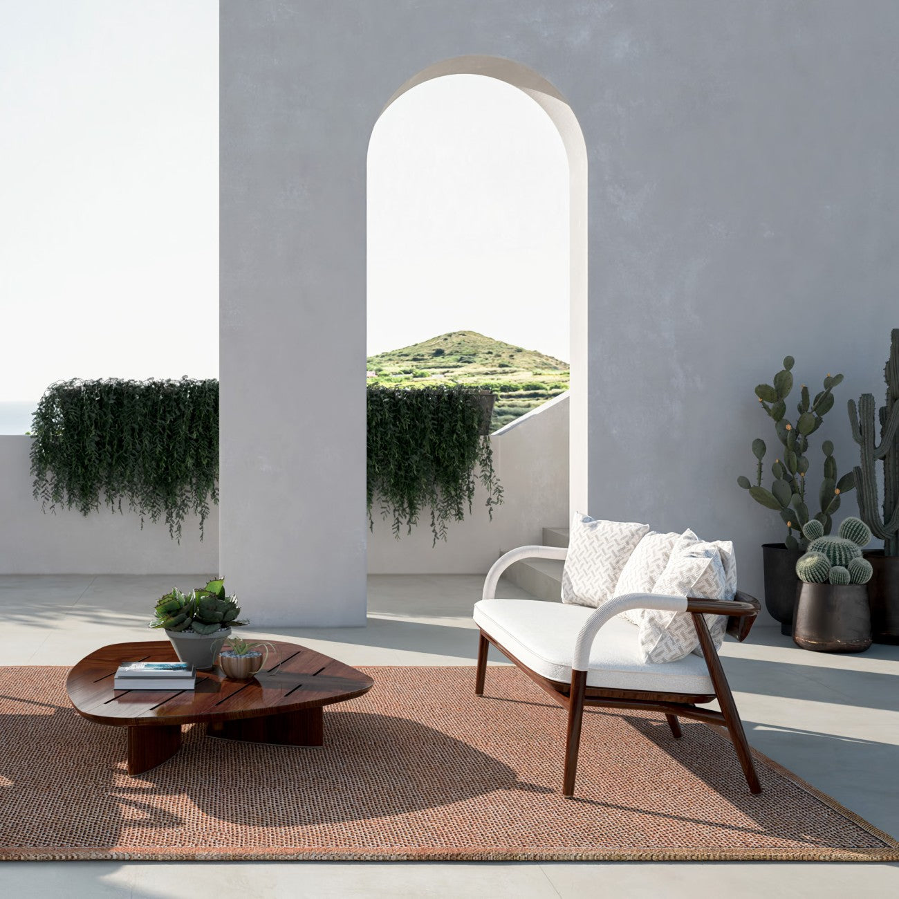 CPRN HOMOOD OUTDOOR | JISELLE LOVE SEAT SOFA I $12,569.00