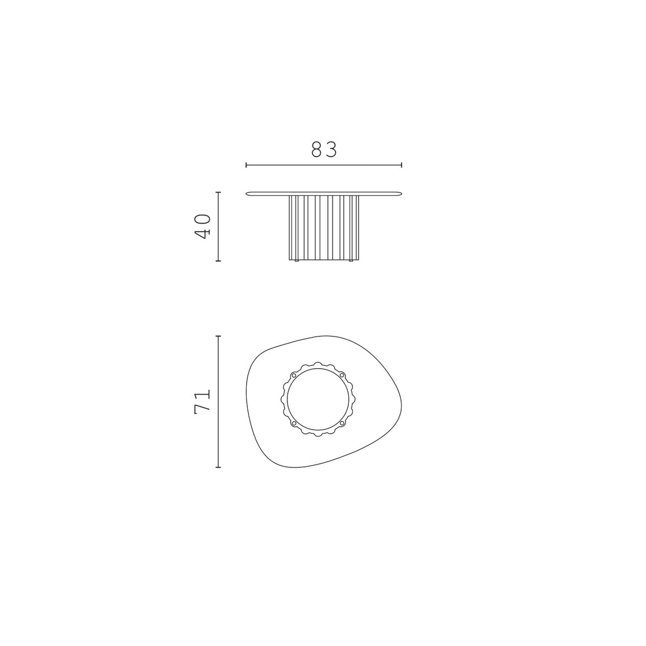 CPRN HOMOOD OUTDOOR | PABLO COFFEE TABLE I $7,035.00- $12,870.00