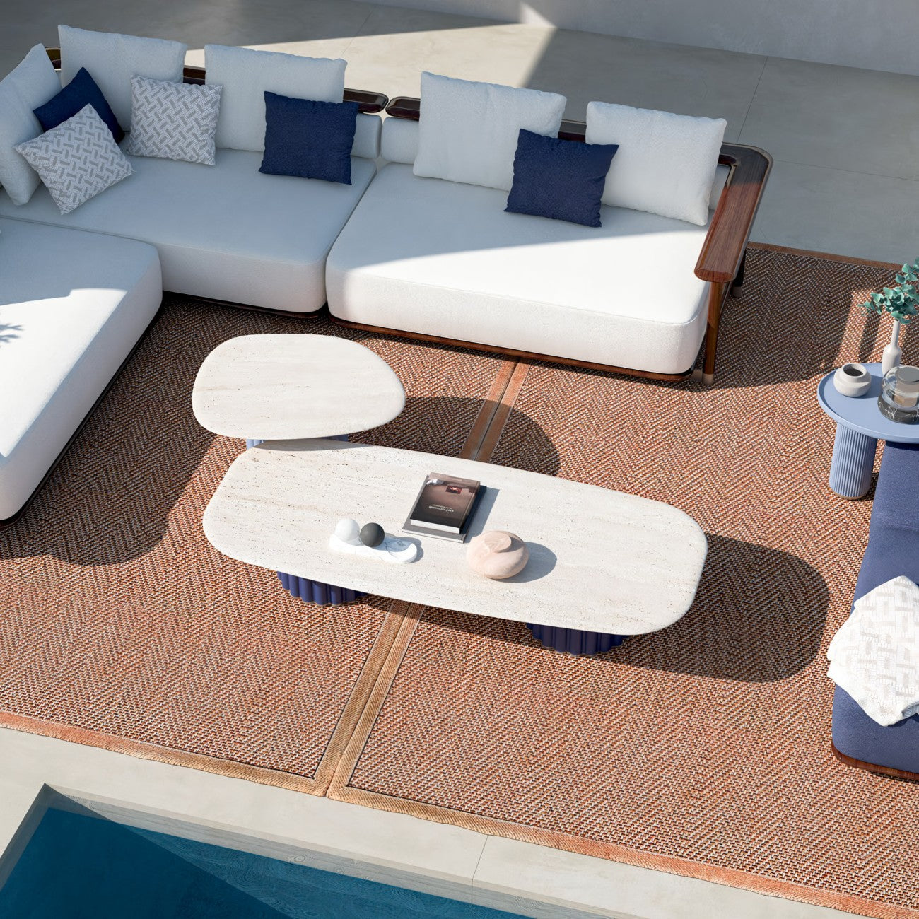 CPRN HOMOOD OUTDOOR | Pablo Small Coffee Table - $8,119.00