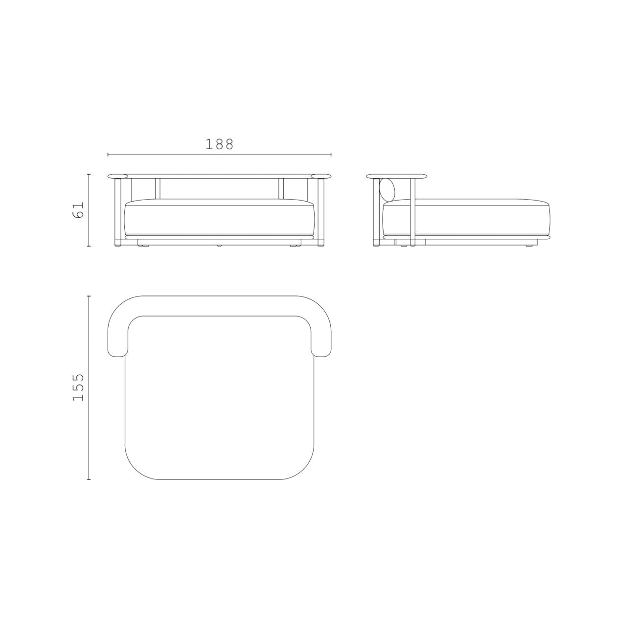 CPRN HOMOOD OUTDOOR | Pedro Daybed - $35,559.00