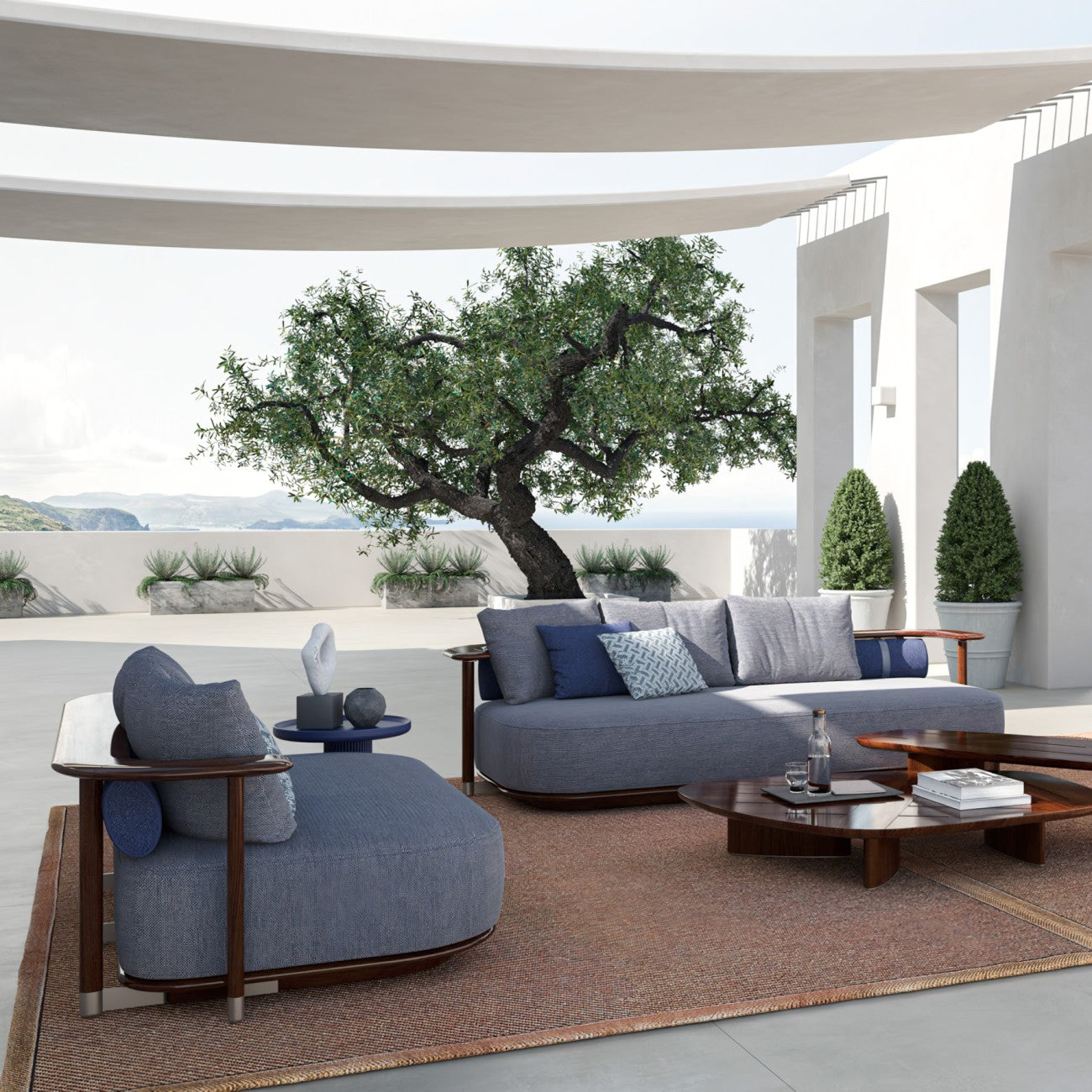 CPRN HOMOOD OUTDOOR | PEDRO LOVE SEAT SOFA I $33,885.00