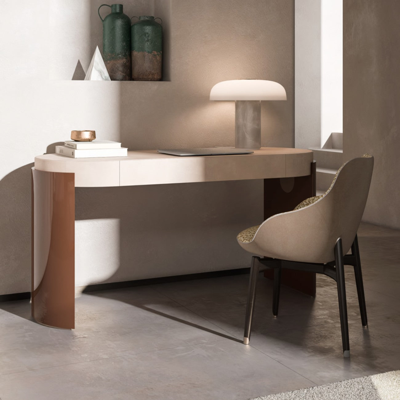 CPRN HOMOOD | ROYAL LEATHER AND FABRIC DINING CHAIR WITH ARMS I $3,575.00