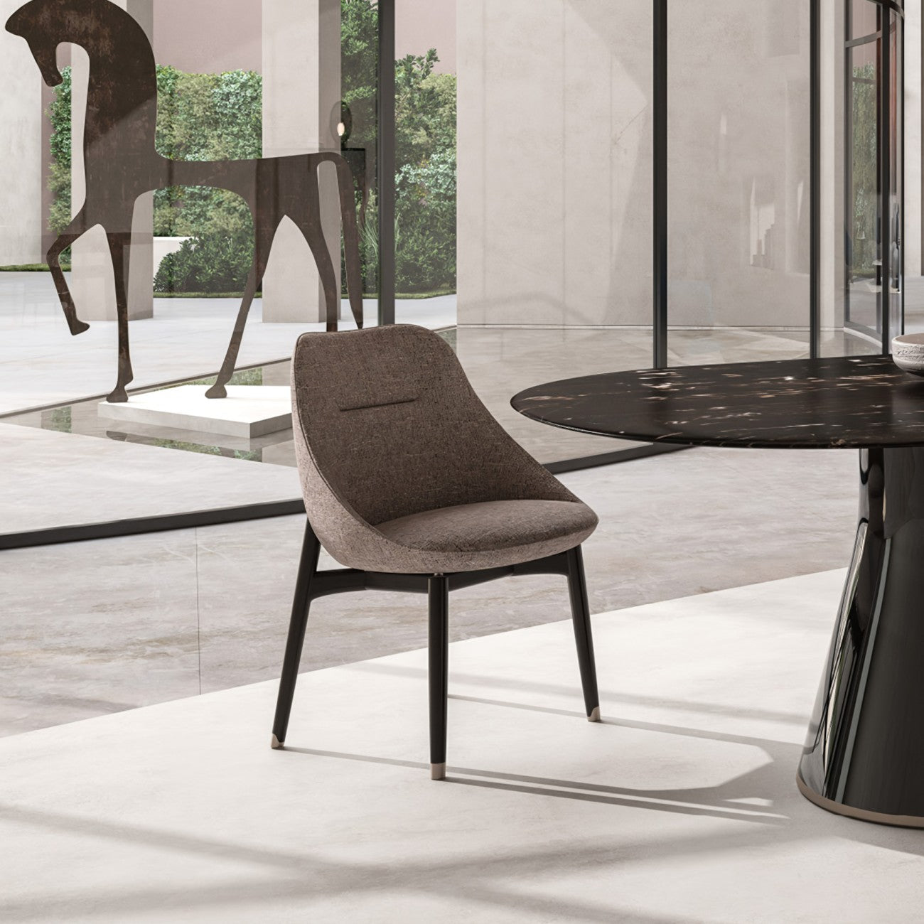 CPRN HOMOOD | ROYAL FABRIC DINING CHAIR W.O ARMS I $3,575.00