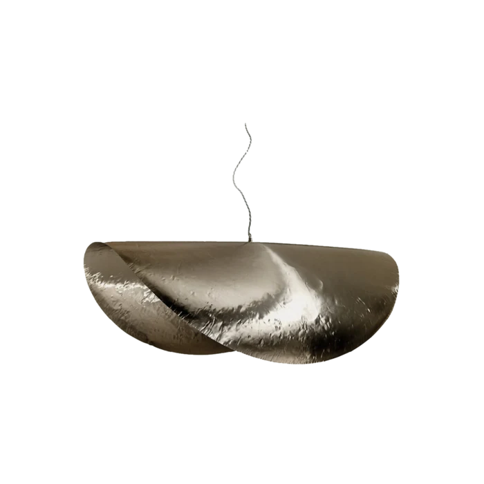 Silver Suspension Lamp by Gervasoni