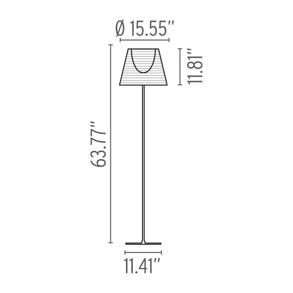 FLOS | KTRIBE F2 FLOOR LAMP LIGHT | $3,320.00- $3,640.00