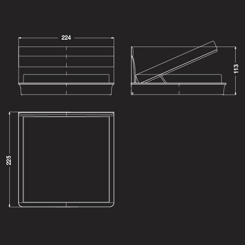 CPRN HOMOOD I STARLIGHT KING BED WITH STORAGE I $23,139.00