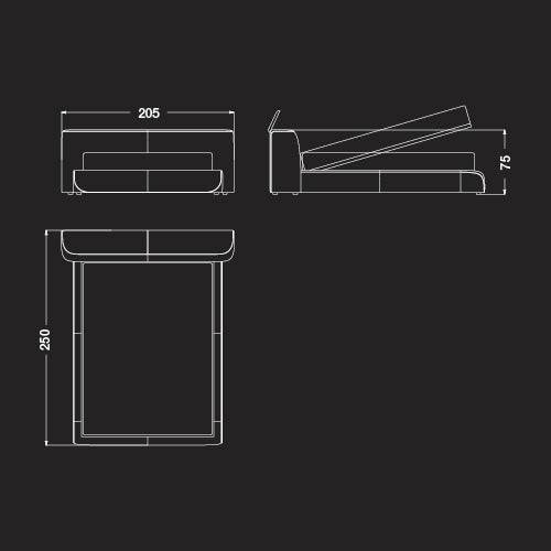CPRN HOMOOD I STARLIGHT QUEEN BED WITH STORAGE I $19,329.00