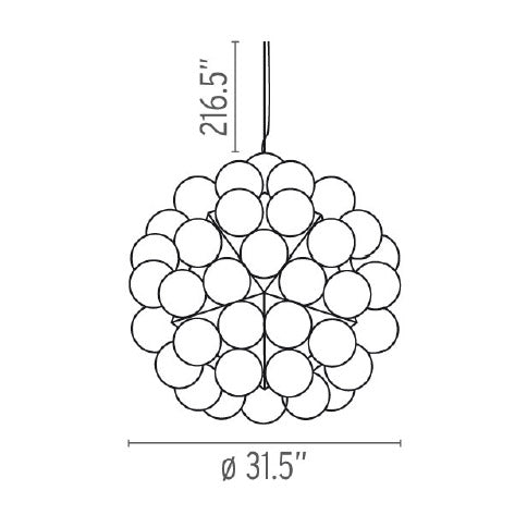 FLOS | TARAXACUM 88S SUPENSION PENDANT LIGHT | $15,780.00