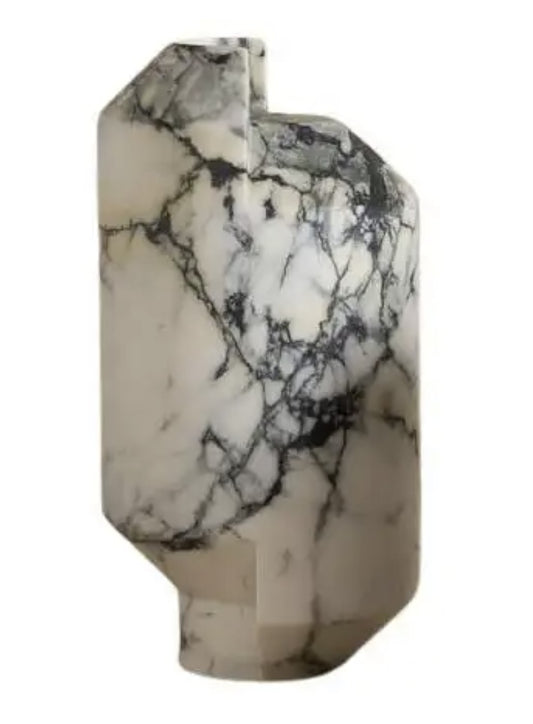 Toucana Tall Paonazzo Marble Flower Vase and Candle Holder - $2,100.00