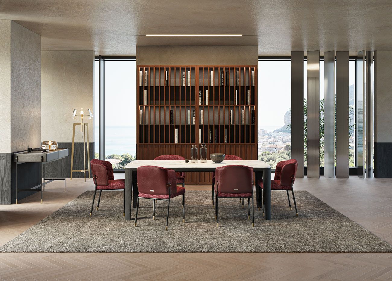 ASTON MARTIN HOME | V238 WOODEN BOOKCASE | $48,959.00