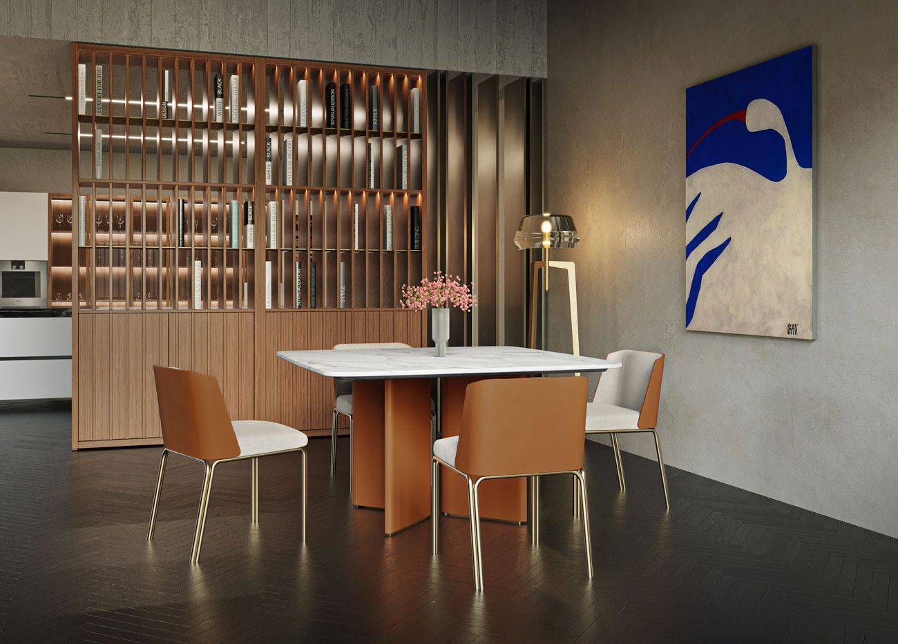ASTON MARTIN HOME | V238 WOODEN BOOKCASE | $48,959.00