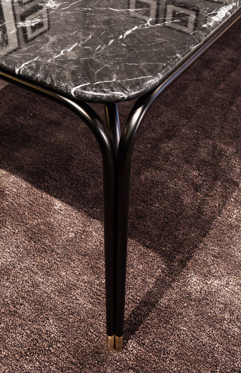 ASTON MARTIN HOME | V240 GRIGIO MARBLE DINING TABLE | $27.069.00 - $33,269.00