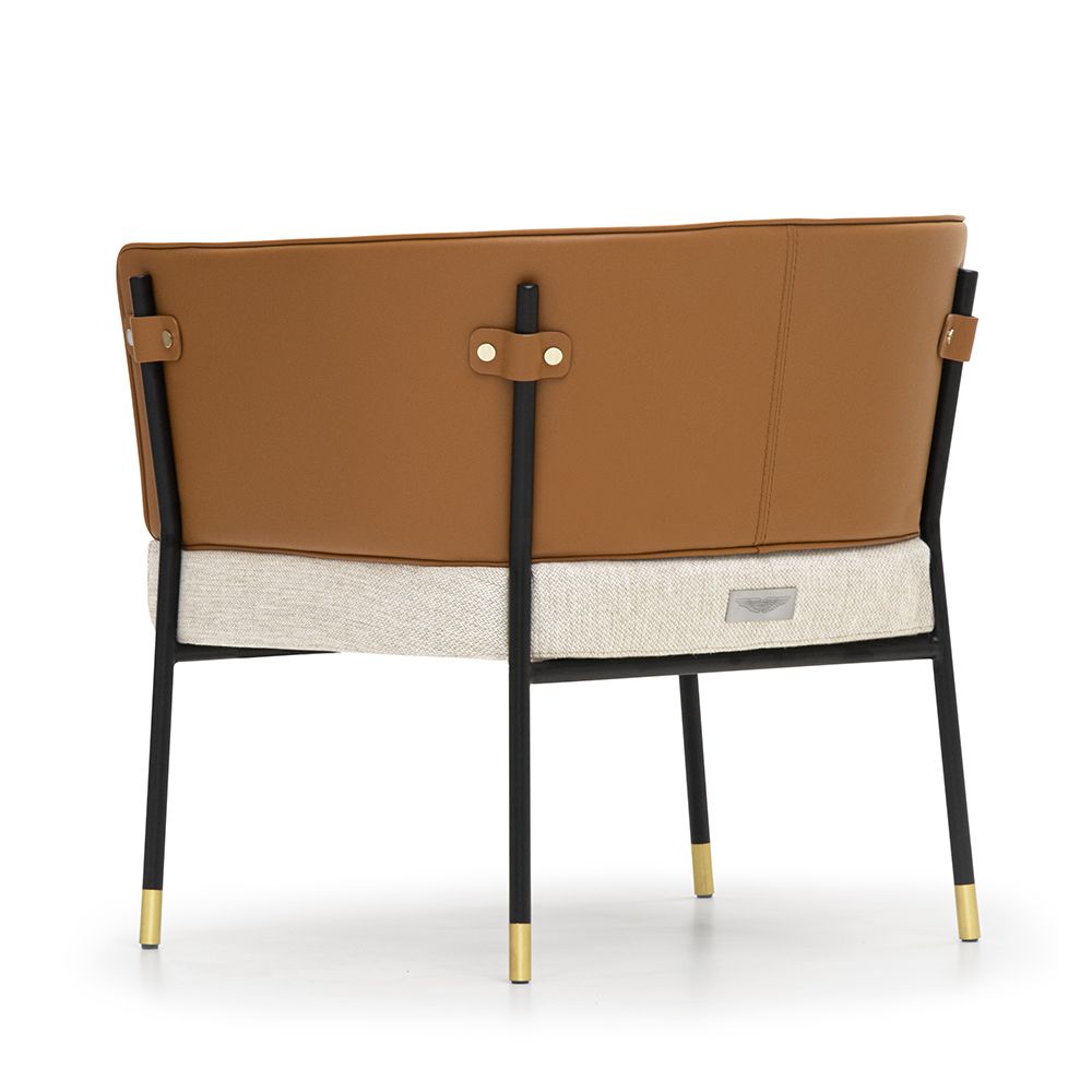 ASTON MARTIN HOME | V243 LEATHER AND FABRIC DINING CHAIR | $10,479.00