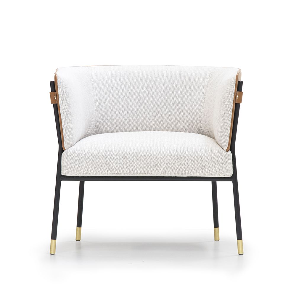ASTON MARTIN HOME | V243 LEATHER AND FABRIC DINING CHAIR | $10,479.00