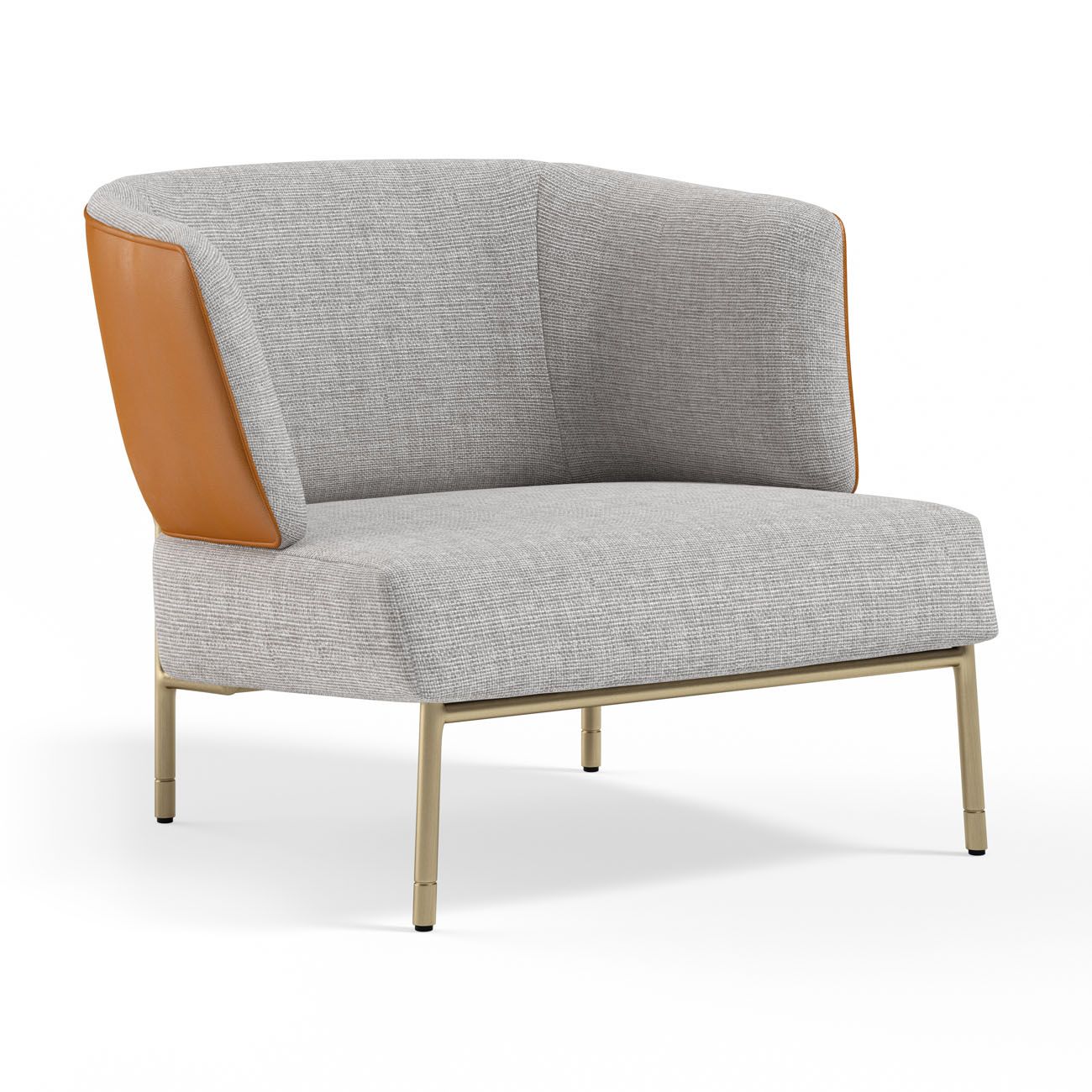 ASTON MARTIN HOME | V244 LEATHER AND FABRIC LOUNGE CHAIR | $14,039.00