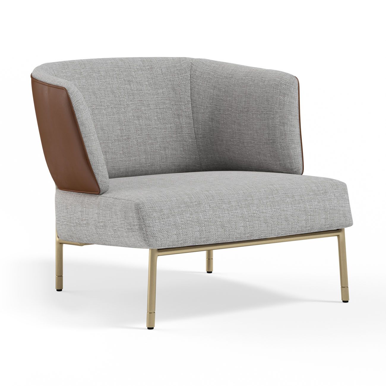 ASTON MARTIN HOME | V244 LEATHER AND FABRIC LOUNGE CHAIR | $14,039.00