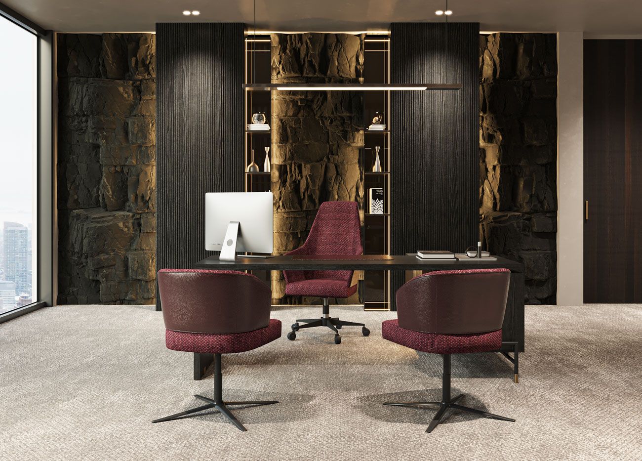 ASTON MARTIN HOME | V249/B GUEST CHAIR | $5,250