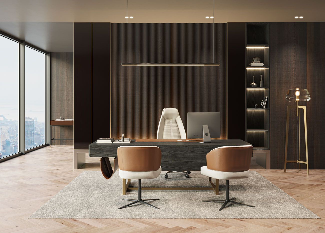 ASTON MARTIN HOME | V249/B GUEST CHAIR | $5,250