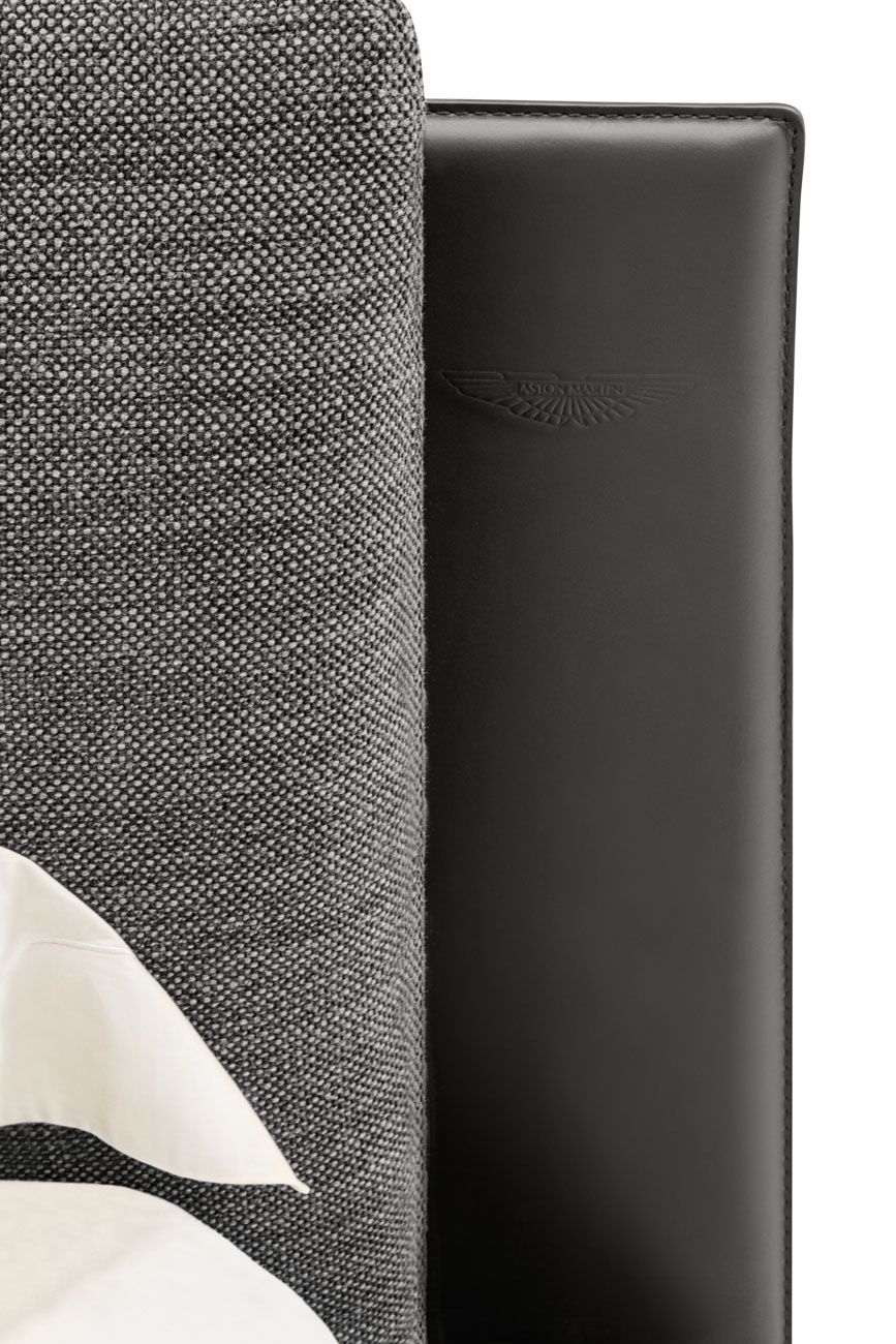 ASTON MARTIN HOME | V251 LEATHER AND FABRIC BED | $28,500.00
