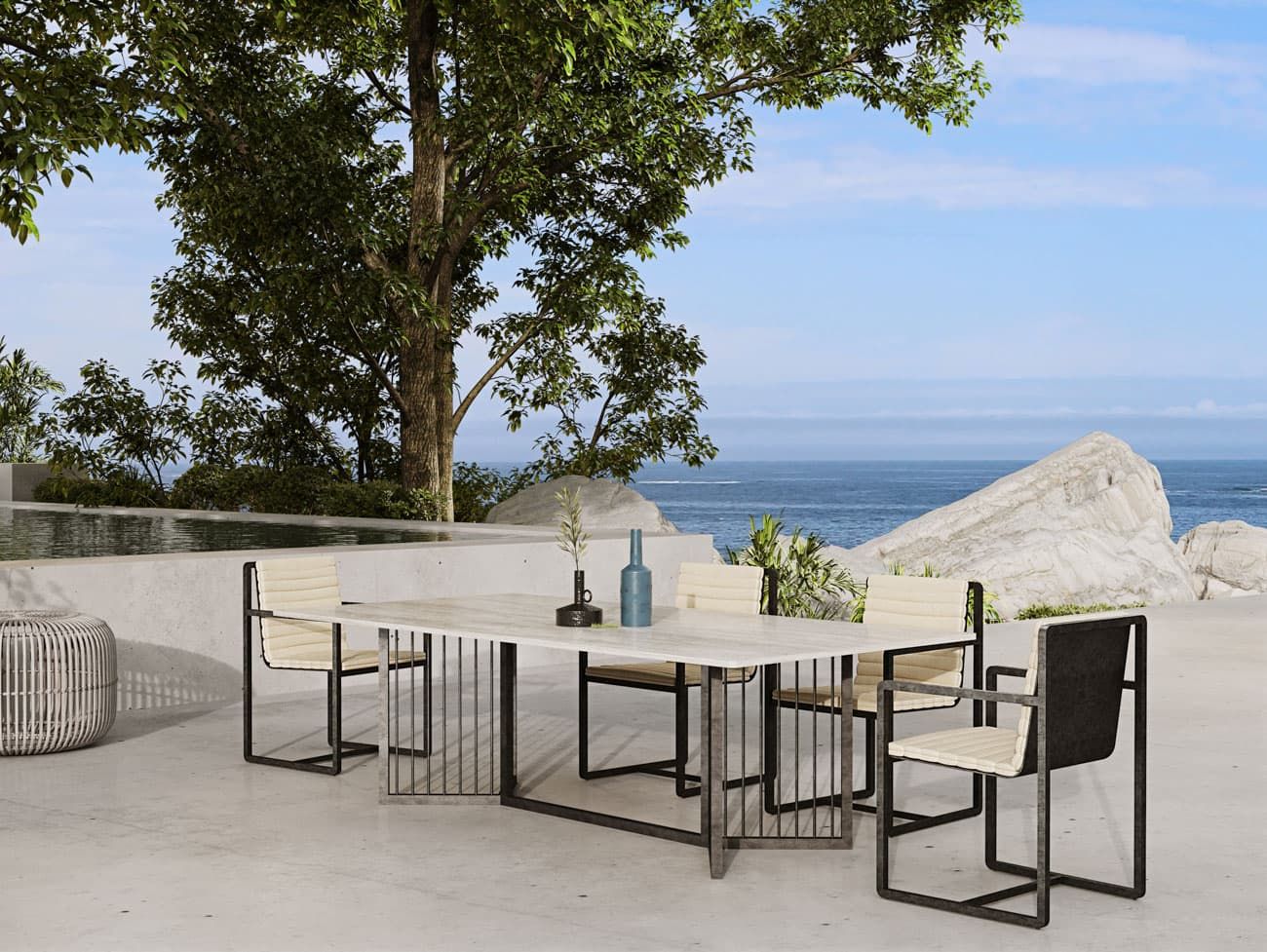 FORMITALIA OUTDOOR | Virgilio Dining Table - $23,803.00