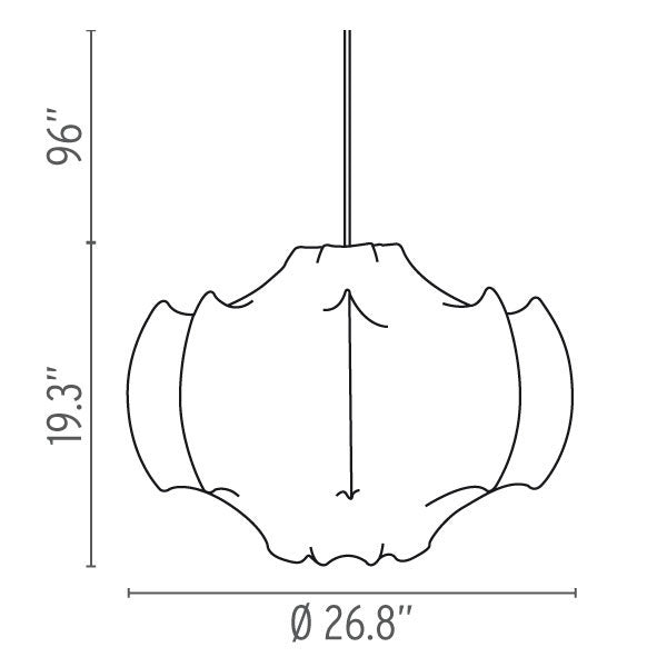 FLOS | VISCONTEA SUSPENSION PENDANT LIGHT | $5,800.00