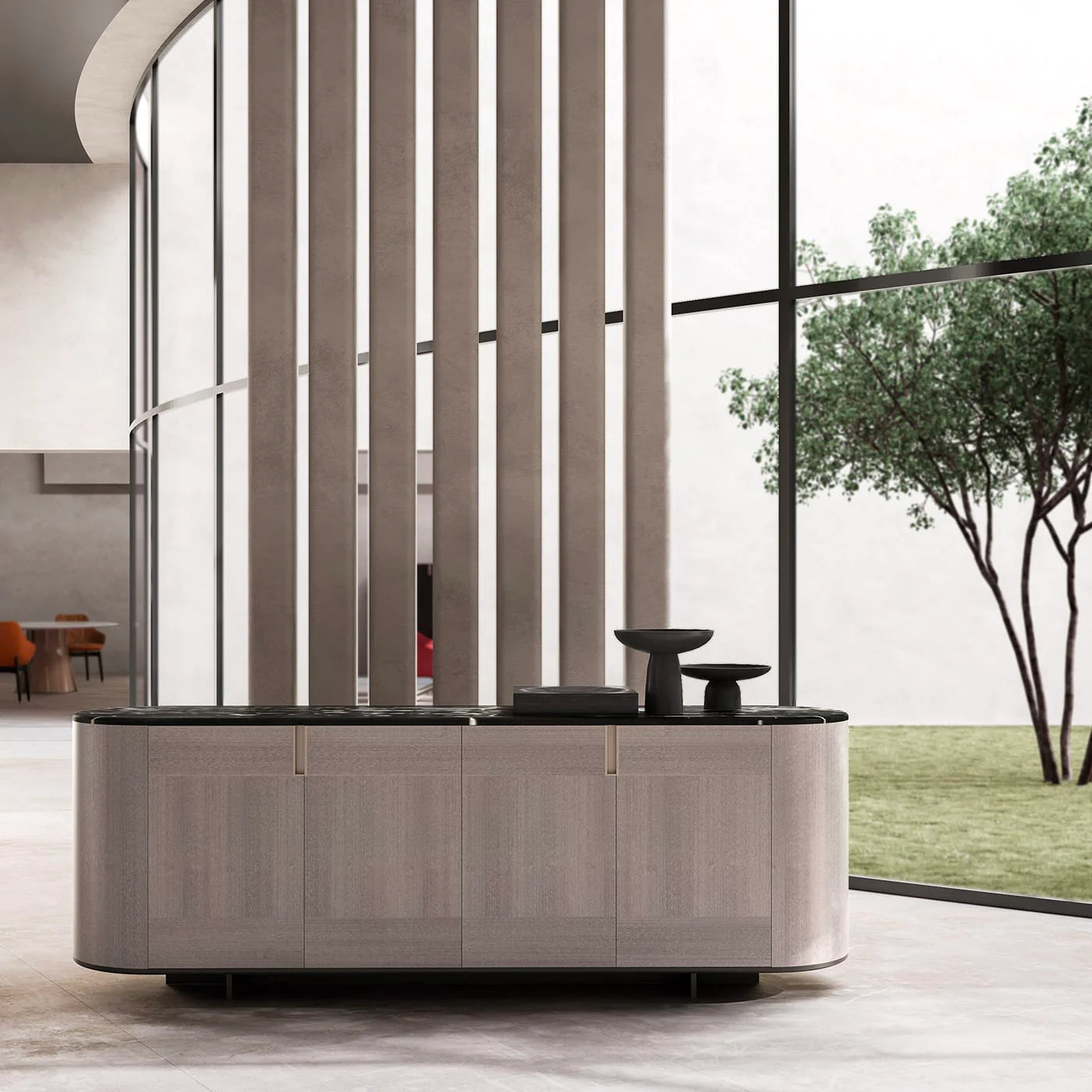 PORTORO SILVER SHORT SIDEBOARD I $19,150.00