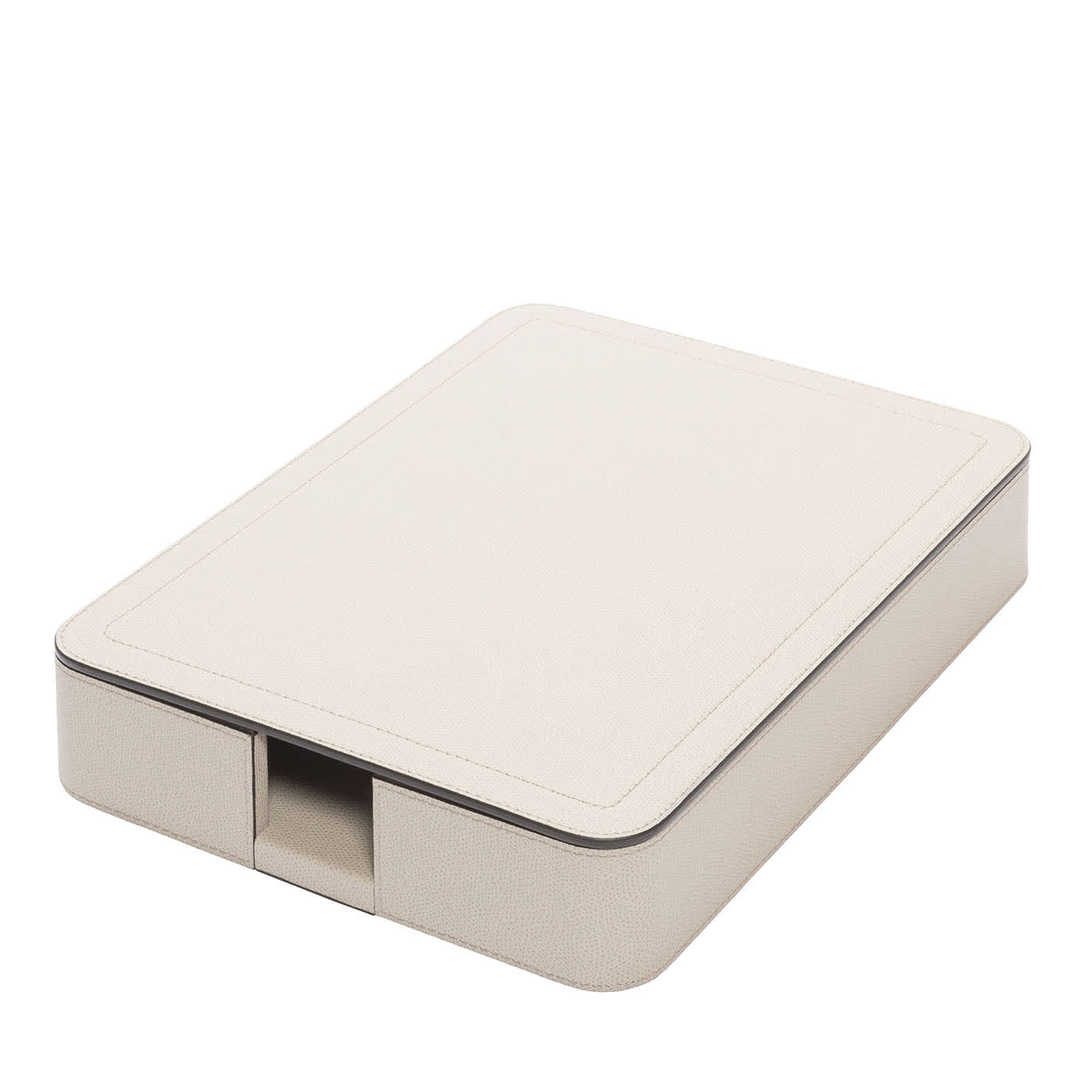 GIOBAGNARA | POLO LEATHER BEIGE A4 PAPER TRAY | $590.00 - $780.00