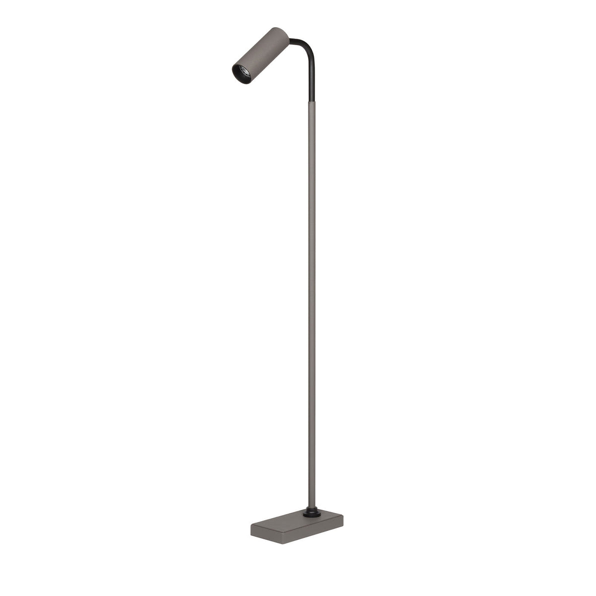 Marquesse Gray Leather Floor Lamp
