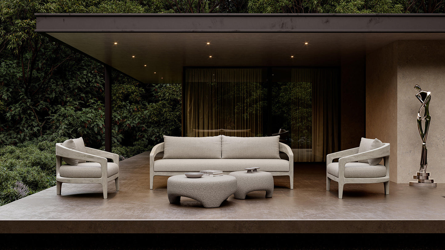 SNOC - WHALE ASH 3 SEATER SOFA - $7,800.00