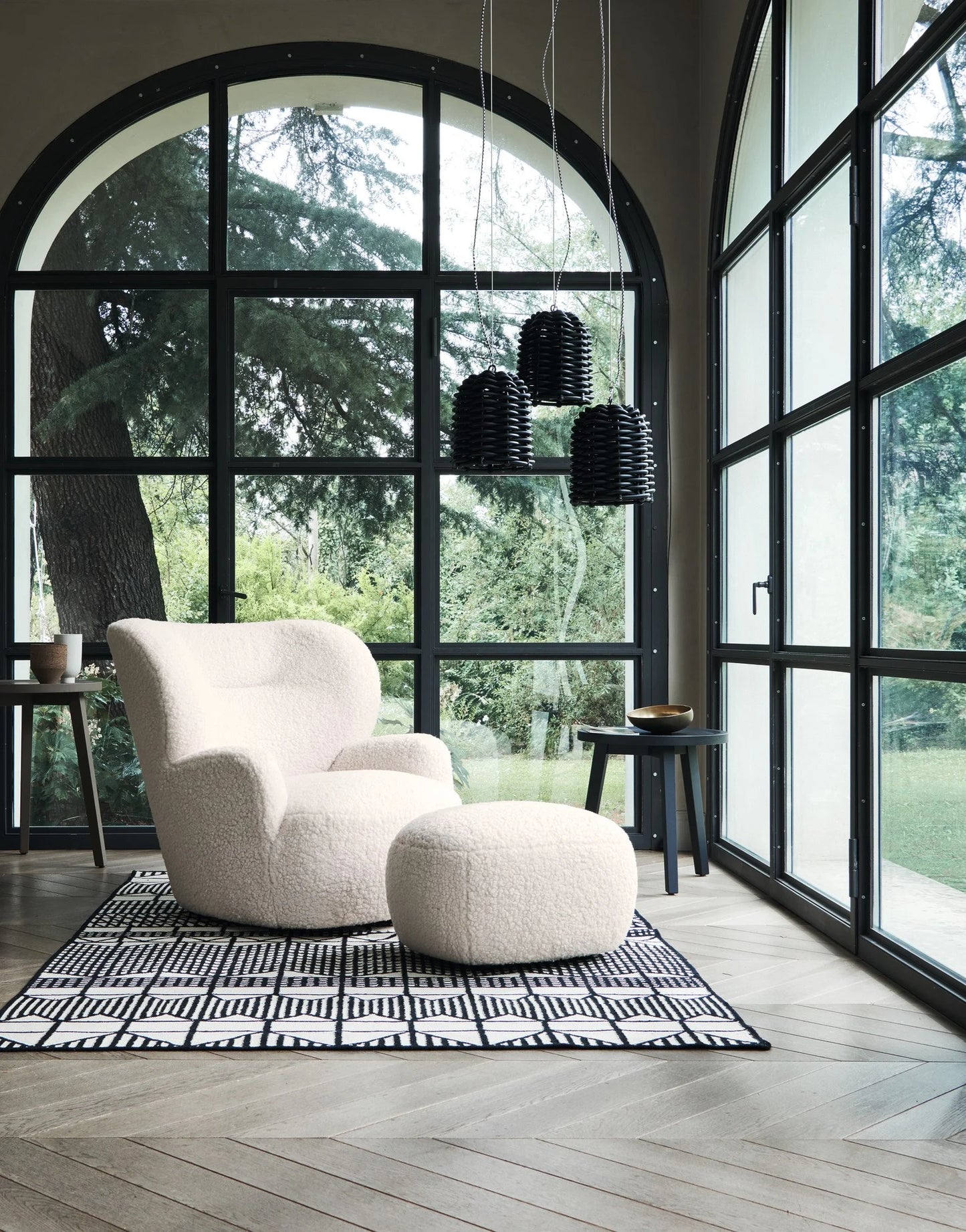 Gervasoni Loll 09 Swivel Armchair in Polar Upholstery by Paola Navone $4,4230.00
