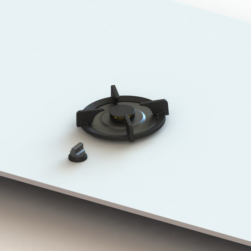 PITT COOKING | AKAN TOP MOUNTED 12 Inch MODULAR GAS COOKTOP WITH SINGLE BURNER | from $1,849.00