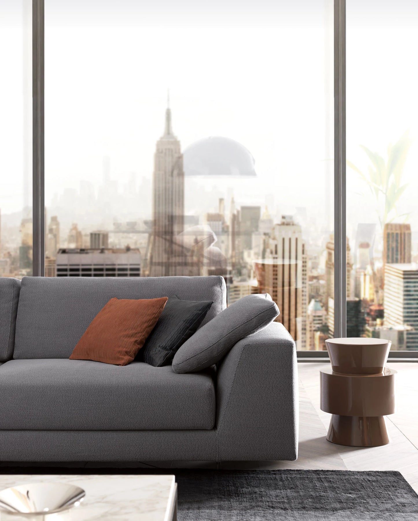 ARGO | Sofa with integrated magazine rack by MisuraEmme | $49,938.97