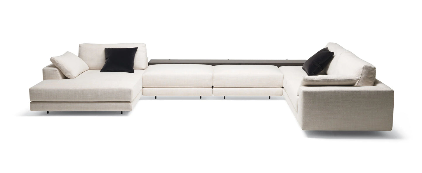 ARGO | Sofa with integrated magazine rack by MisuraEmme