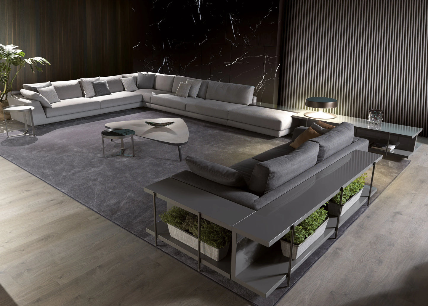 ARGO | Sofa with integrated magazine rack by MisuraEmme | $49,938.97
