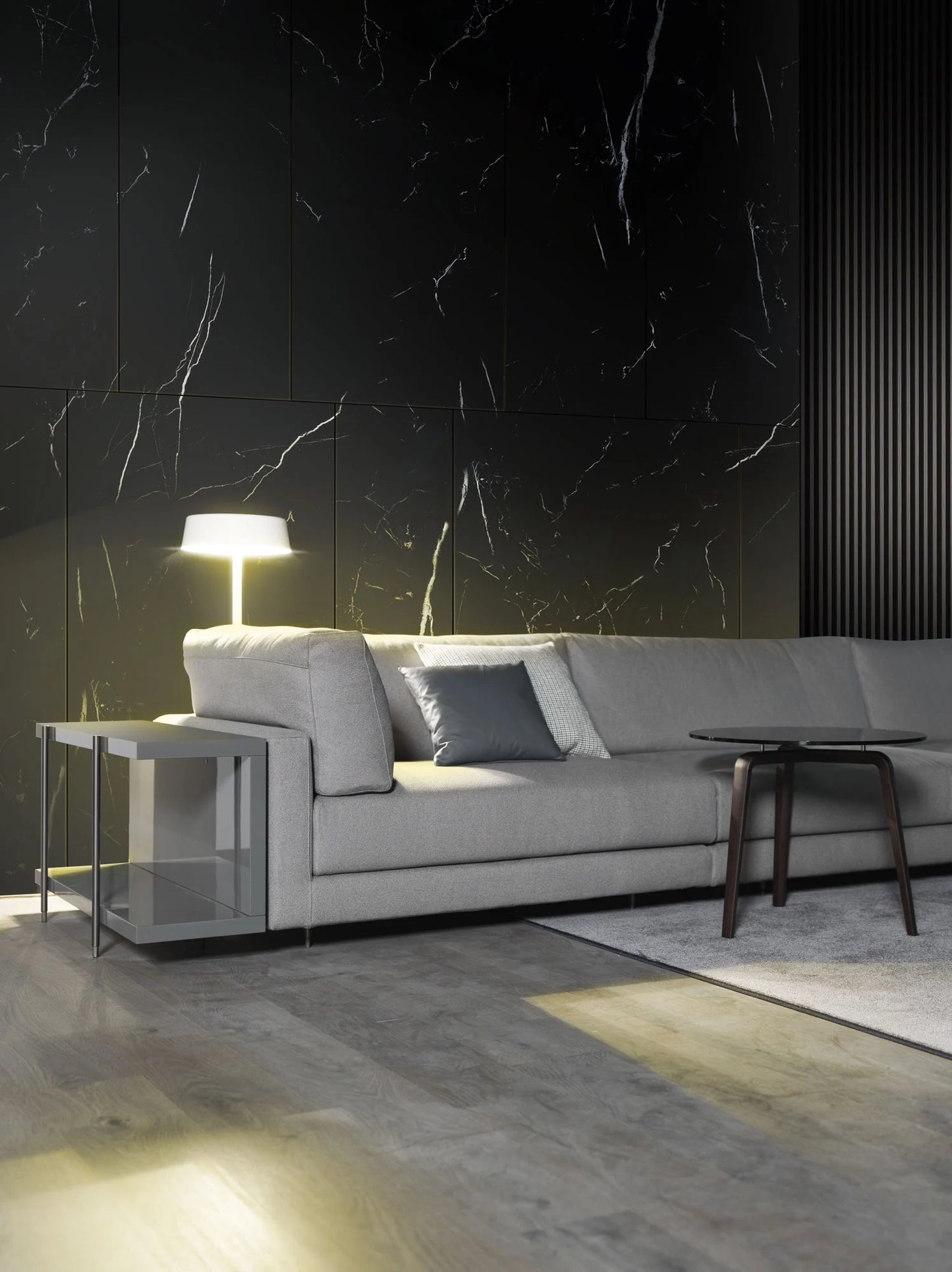 ARGO | Sofa with integrated magazine rack by MisuraEmme | $49,938.97