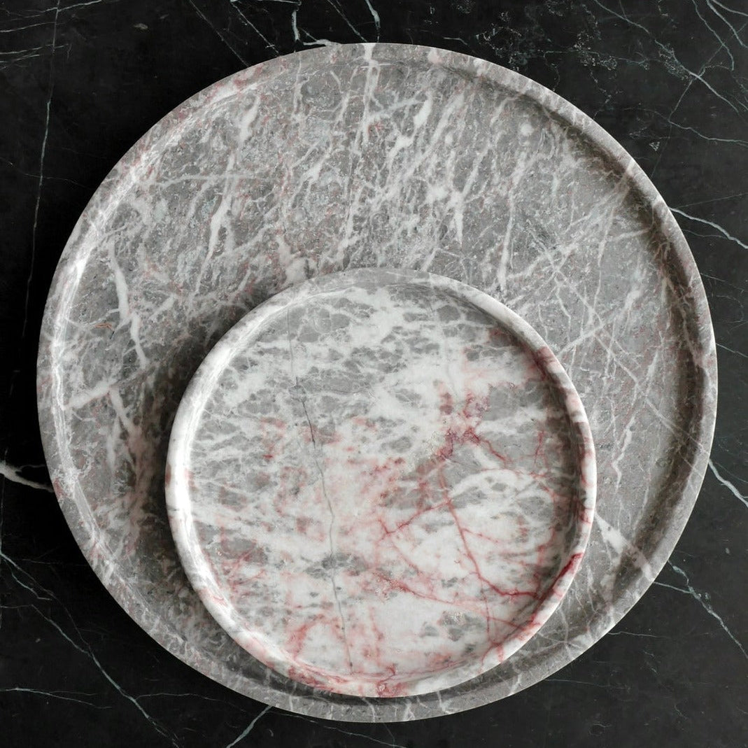 AYRES | ROSE MARBLE TRAY SET