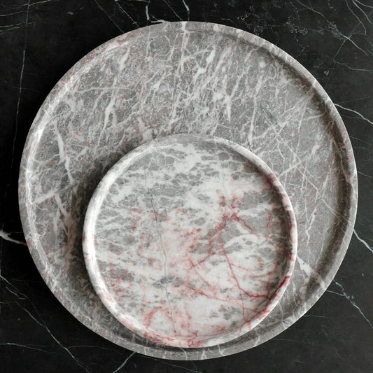AYRES | ROSE MARBLE TRAY SET