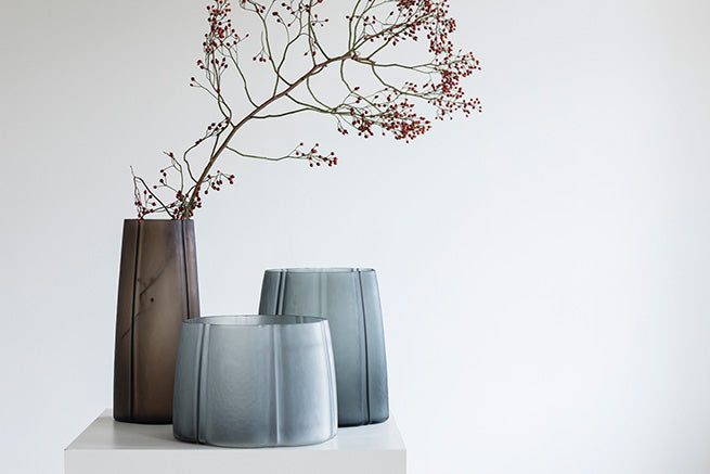 VASE GREY SHAPES BY PIET BOON - $486.00