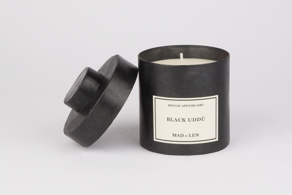 MAD ET LEN I SCENTED CANDLES BLACK UDDÙ, BLACK WAX I $145.00