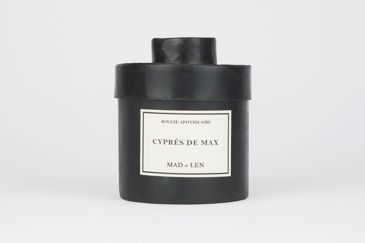 SCENTED CANDLES CYPRES DE MAX, BLACK WAX - $150.00