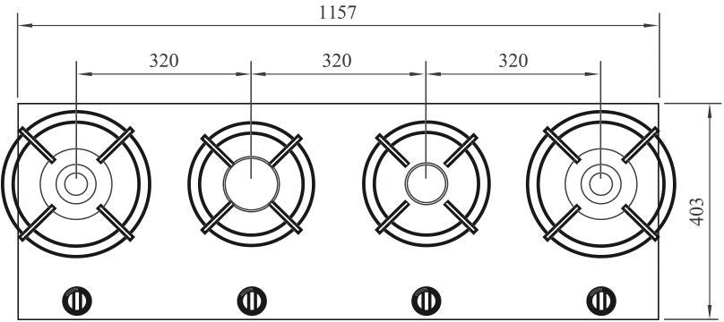 PITT Cooking - DANAU TOP MOUNTED - from $5,649.00