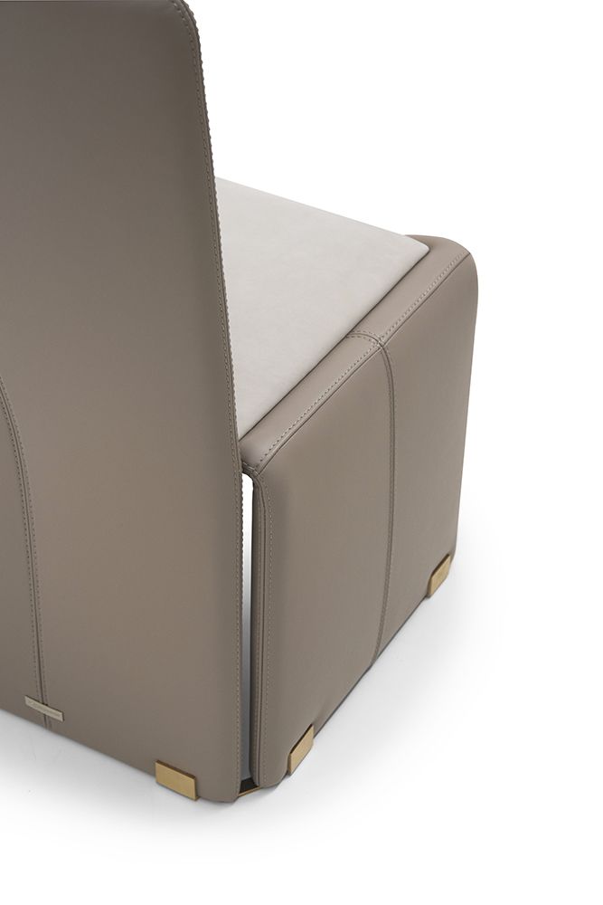 ASTON MARTIN HOME | V263 UPHOLSTERED LEATHER DINING CHAIR - $10,650.00