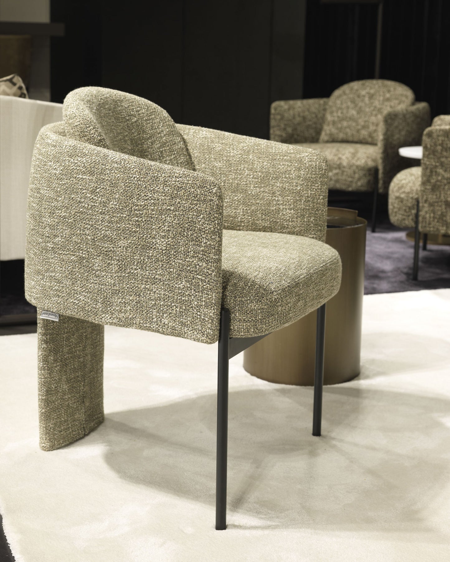 VIRGIN | Dining chair with armrests by MisuraEmme | $6,941.41